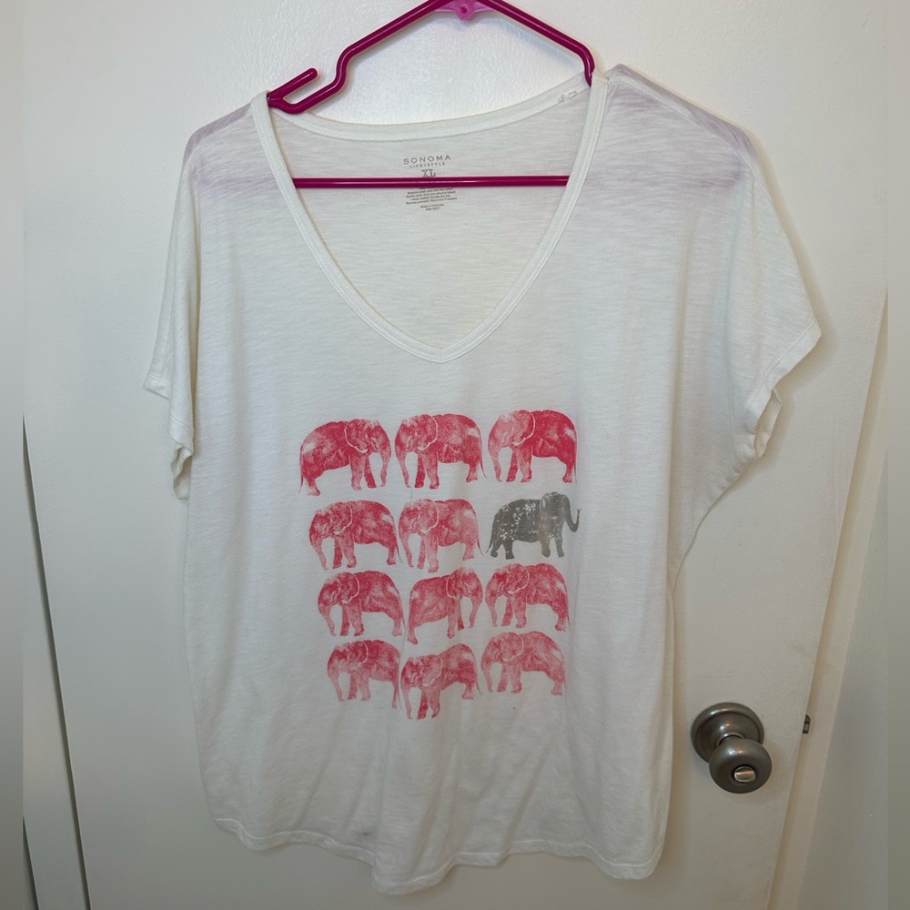 Sonoma XL Tshirt with elephants
